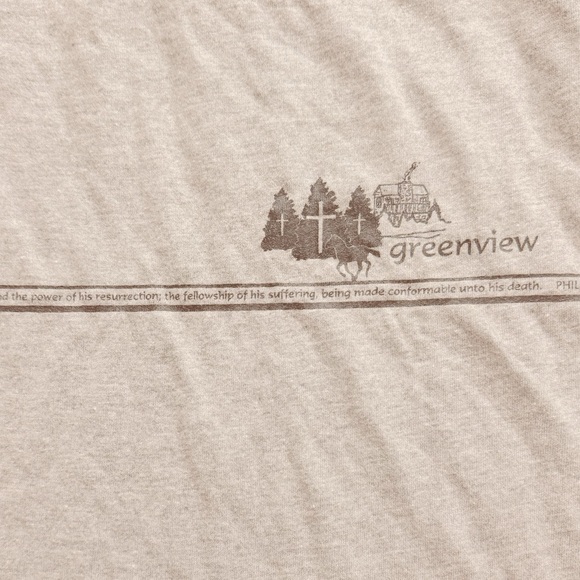 Jerzees Light Greenview Gray Graphic Tee PHILLIPIANS - Picture 3 of 4